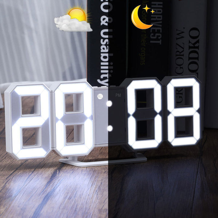Intelligent 3D-Digitalväckarklocka
