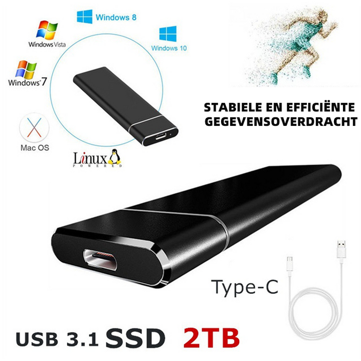 Ultra-snabb extern bärbar hårddisk