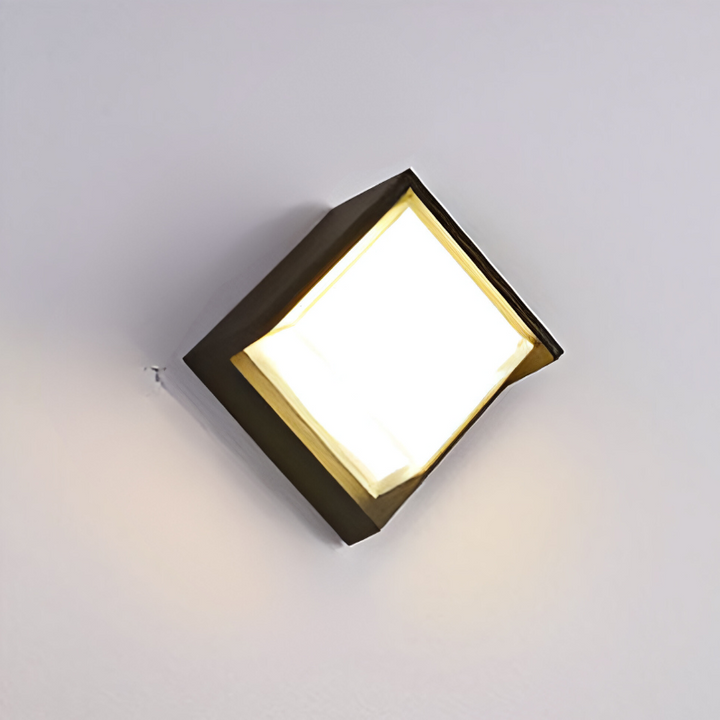 Vattentät utomhus-LED-vägglampa med rörelsesensor
