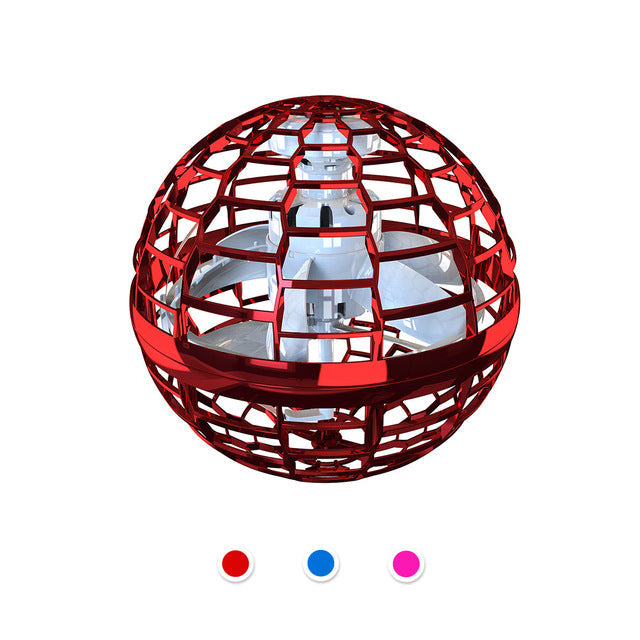 Flynova Pro flygande Boll Spin Lekhandkontrollerad Drone-Hubschrauber 360-graders roterande Mini-UFO med ljus Barnens presenter