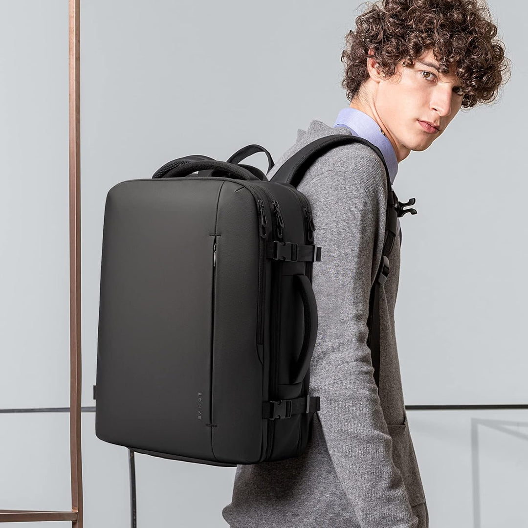 Utbyggbar 26–45L vattentät rese-ryggsäck med laptopfack &amp; duffelbärhandtag | Karnz