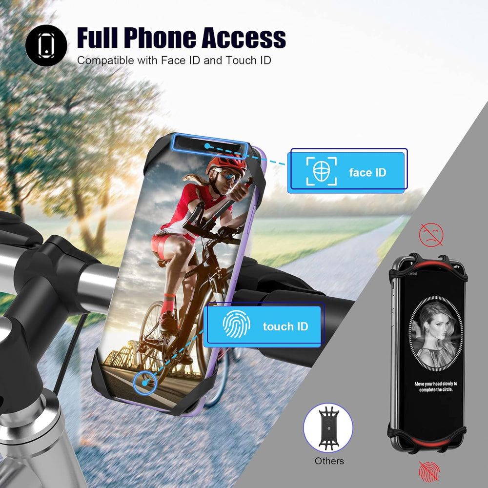 Cykel Telefonhållare 360° vridbar avtagbar | Karnz