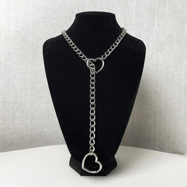Gothic-Punk-Herzkette