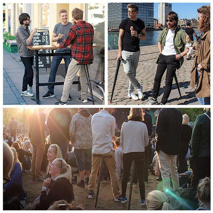 Bärbar Mini Fällstol för Kö i Utomhus m.m.