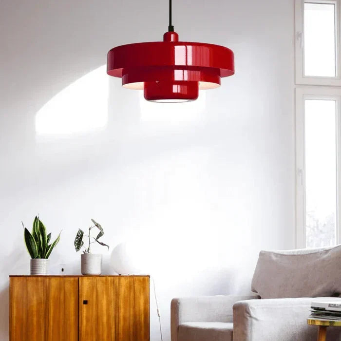 Sandsberg | Vintage LED-Pendellampa | Flerskiktad metall i nordisk design | Flera färger