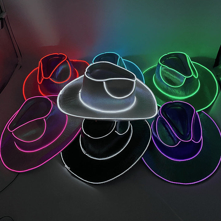 LED-Cowboy-Partyhatt