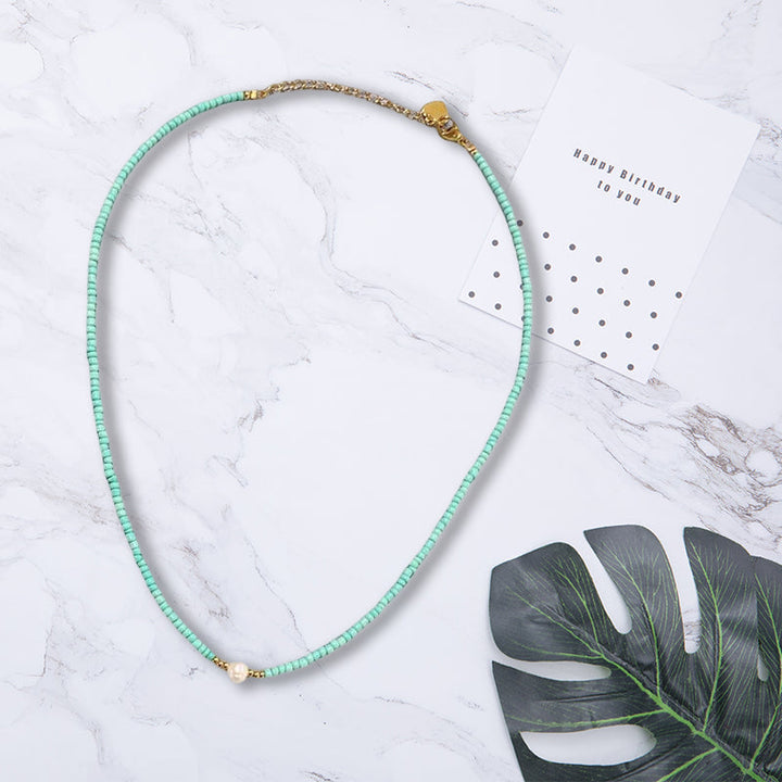 💫Halsband av sötvattenspärlor💫