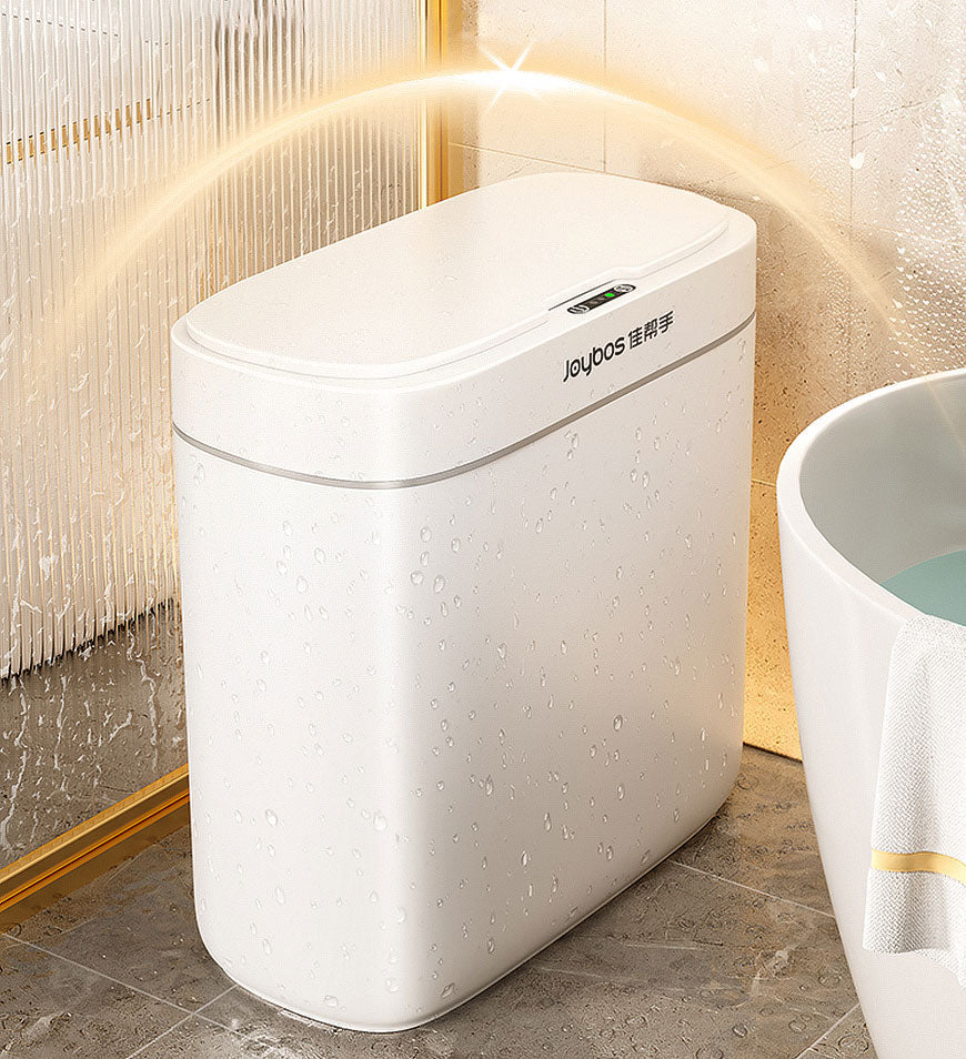 Sandsberg® 3 Gallon vattentät automatisk smal papperskorg med lock Z64