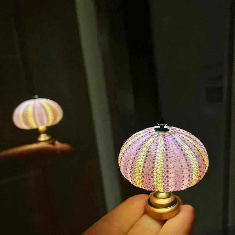LumiCraft – Unik DIY-bordslampa med naturlig snäcka för en mysig atmosfär