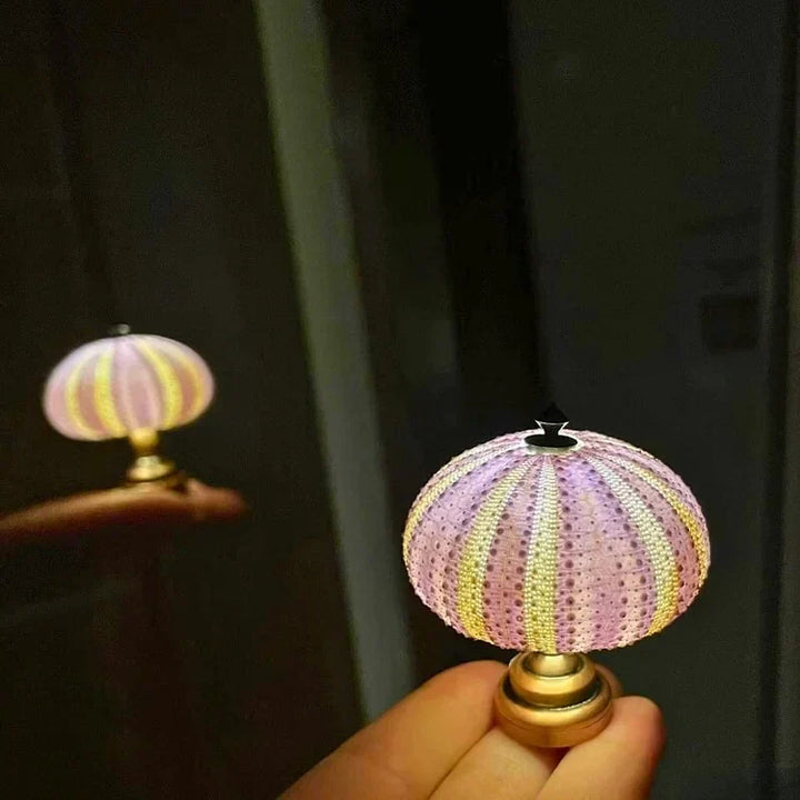 LumiCraft – Unik DIY-bordslampa med naturlig snäcka för en mysig atmosfär