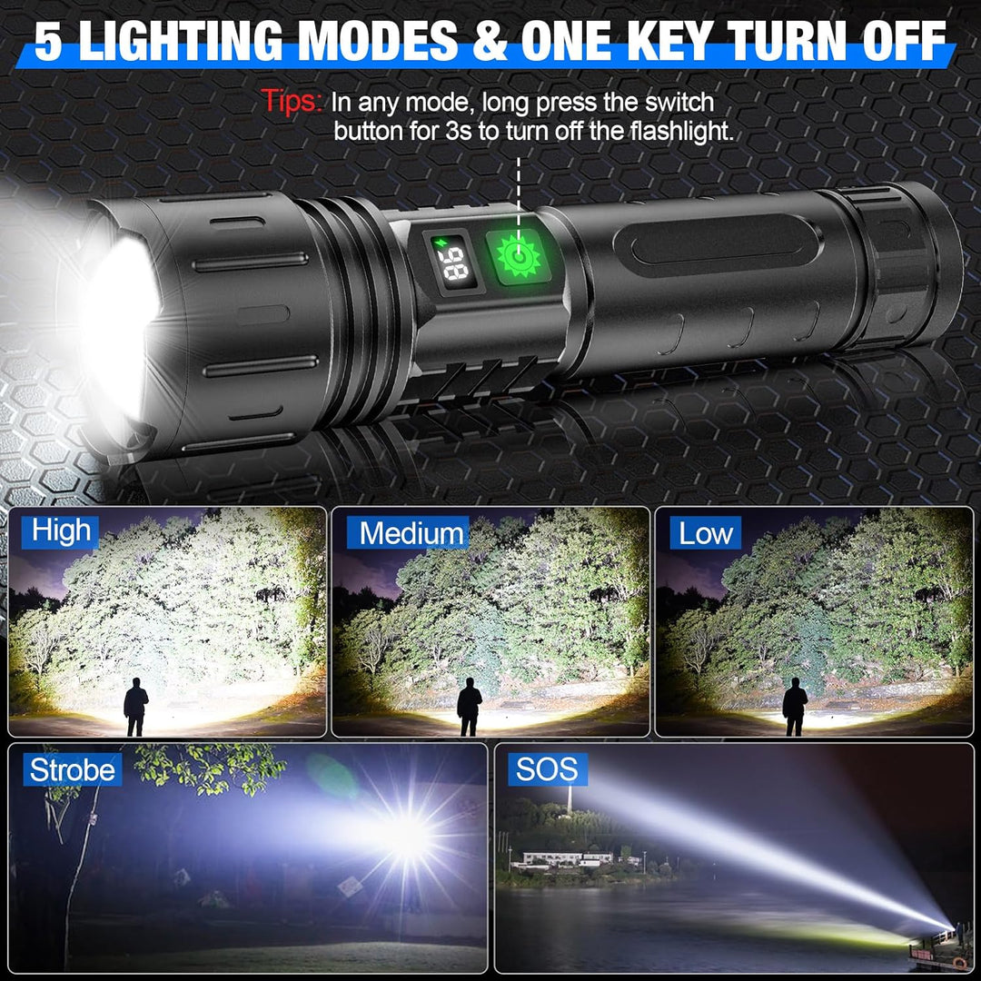 Världens ljusaste ficklampa – 100.000 lumen | Karnz