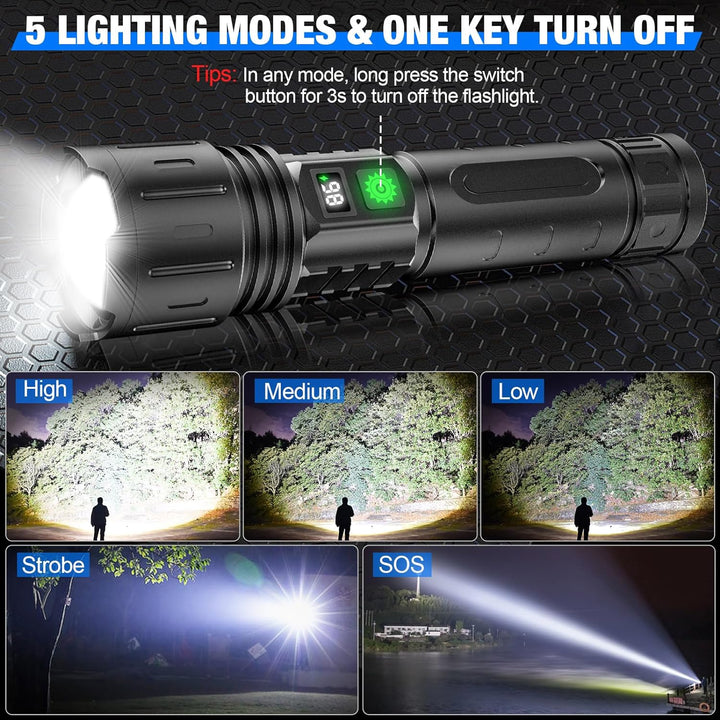 Världens ljusaste ficklampa – 100.000 lumen | Karnz