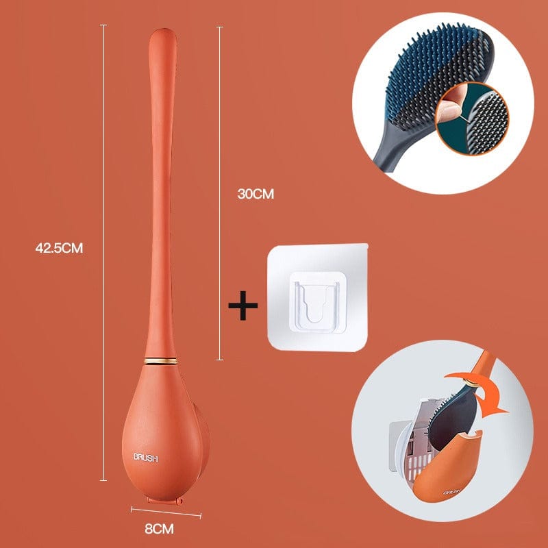🔥Modern flexibel silikon toalettborste