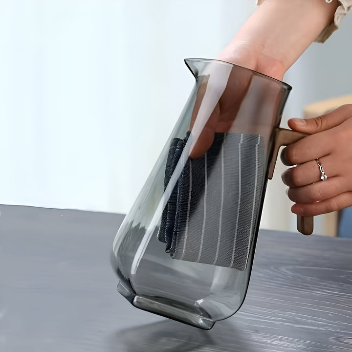 Glasjug med stort rymdvärde – värmebeständig och robust | Idealisk för vatten och juice