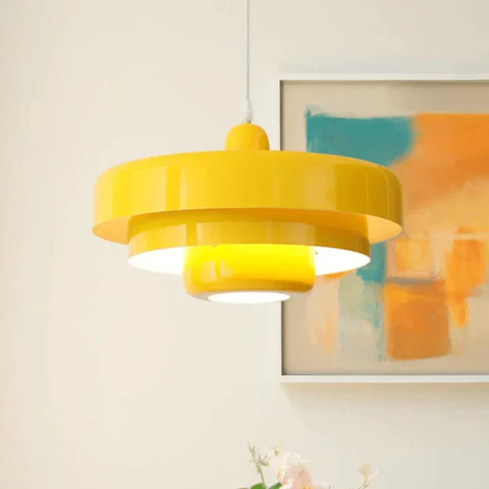 Sandsberg | Vintage LED-Pendellampa | Flerskiktad metall i nordisk design | Flera färger