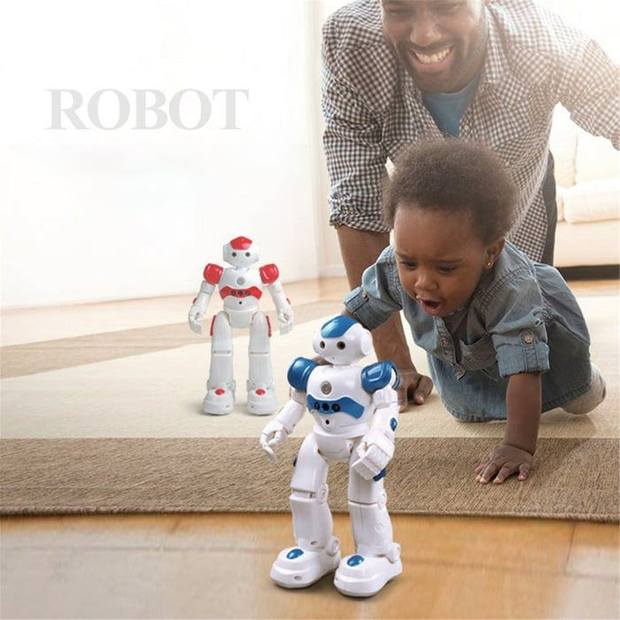 Intelligent robotleksak för barn | ThinkBot Interaktiv lärrobot | Gesterstyrning | Dansar och pratar | Uppladdningsbar