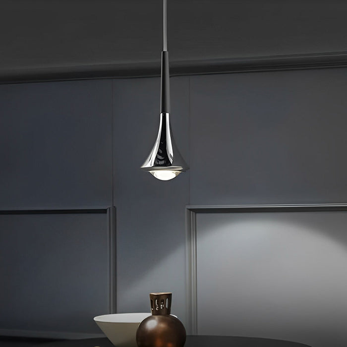 Modern LED Pendellampa i Droppform – Justerbar Metallkrona för Vardagsrum, Sovrum och Matrum | Karnz