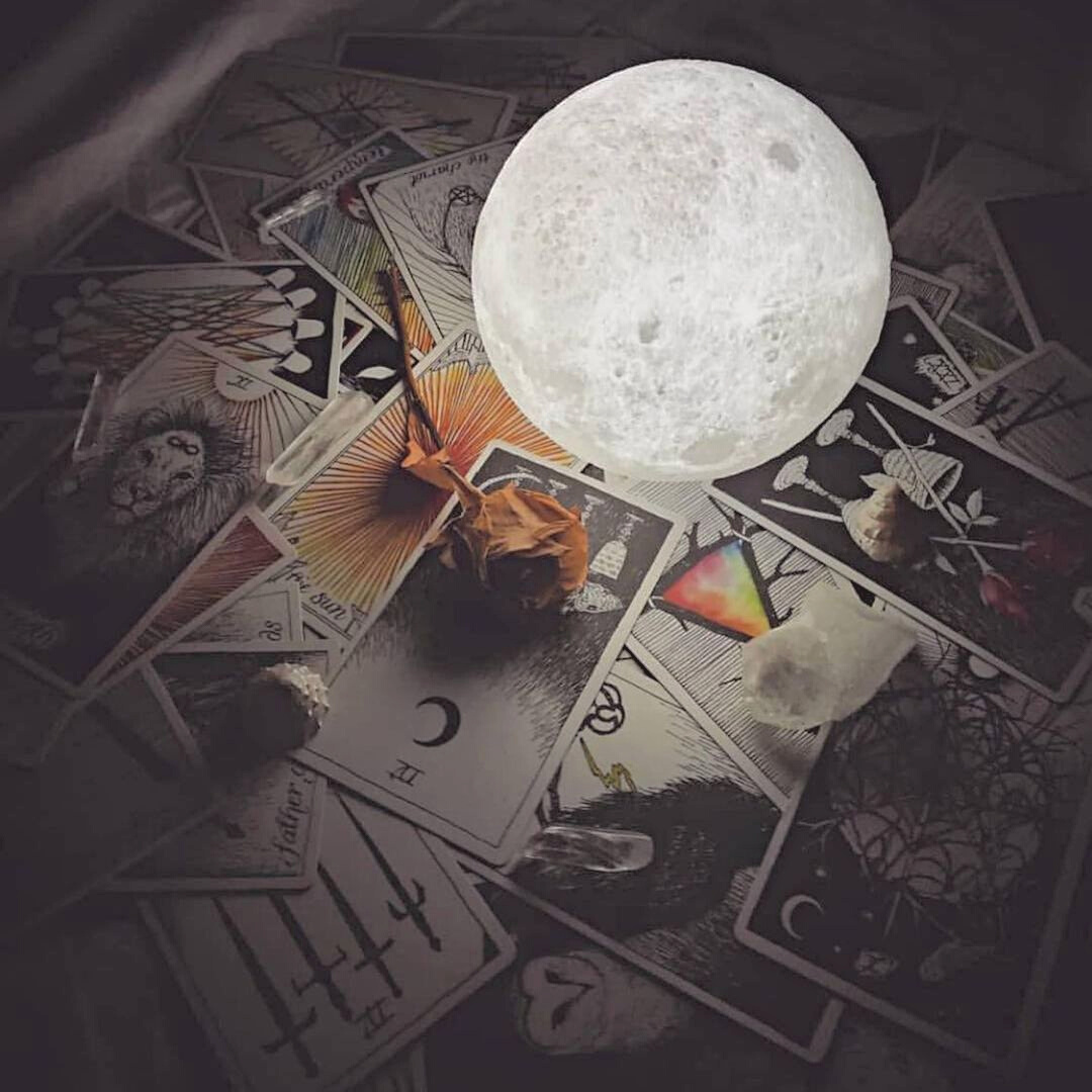 Månlampa - Lunar - Uppladdningsbar - Touchkontroll