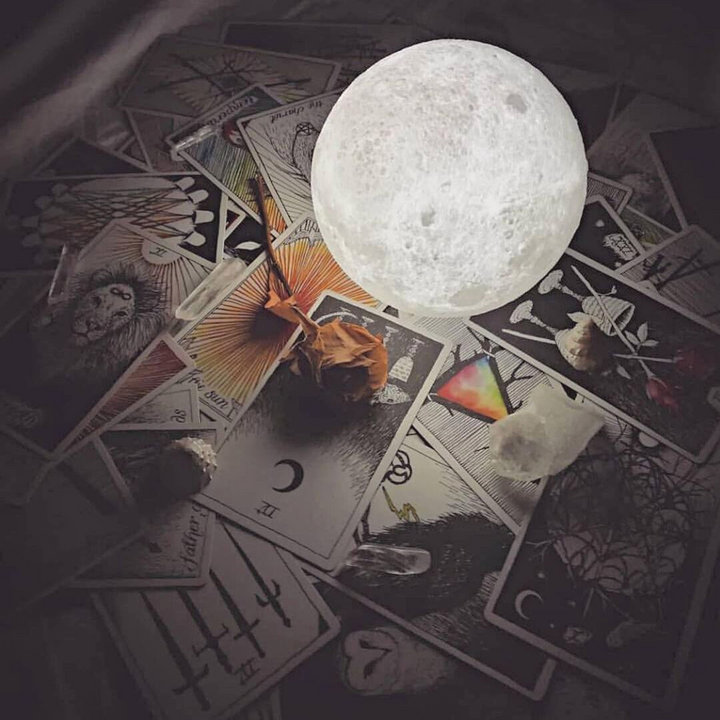 Månlampa - Lunar - Uppladdningsbar - Touchkontroll