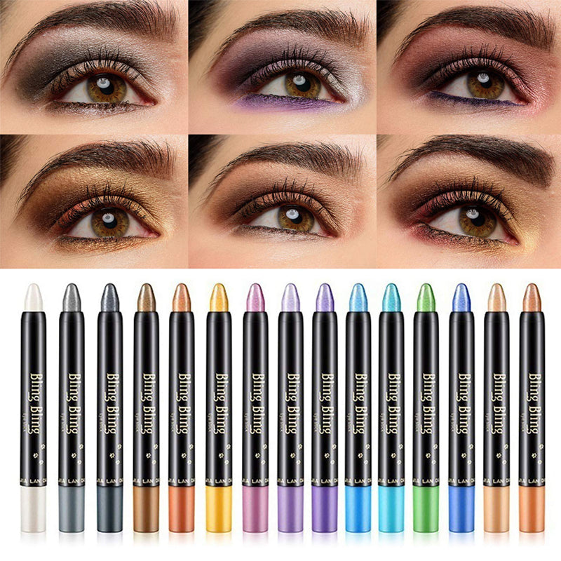 15-Färgers Highlighter Ögonskugga Penna
