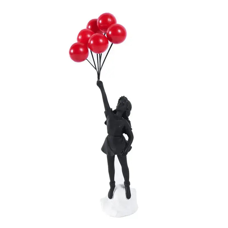 Banksy-statyn "Flygande Ballonflicka"