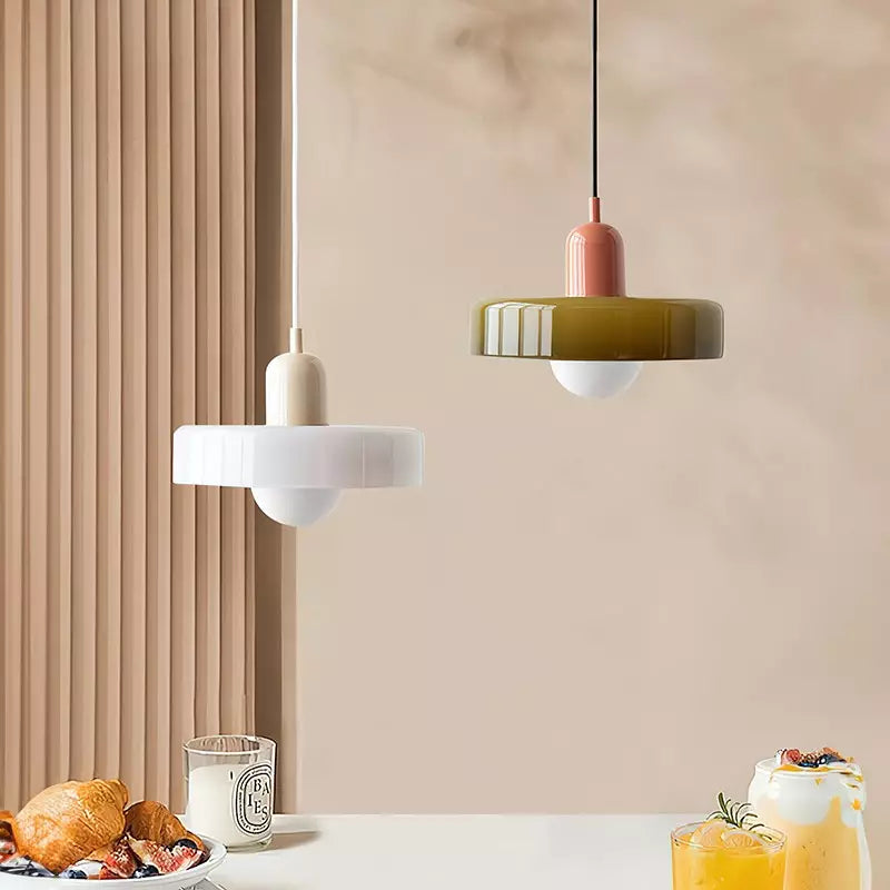 Färgglad Bauhaus-stil Pendellampa - StiloGlas | Karnz