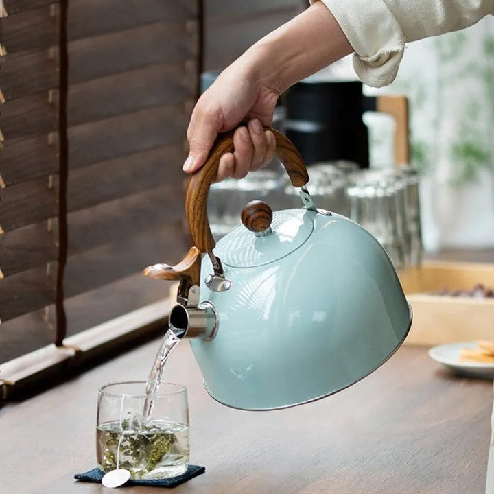 Rostfri visselkanna koktid – 2,5L eller 3L med ljudsignal | Karnz