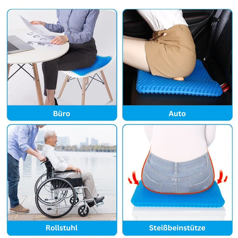 ErgoPad - ergonomiskt gel-sittkudde
