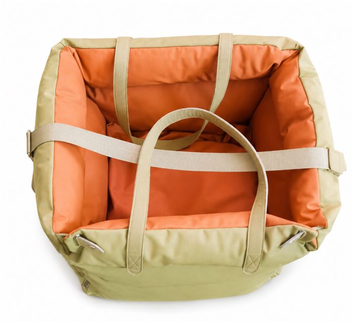 Faux-Läder Hund Booster Säng – Stilig, Säker och Bekväm | Karnz