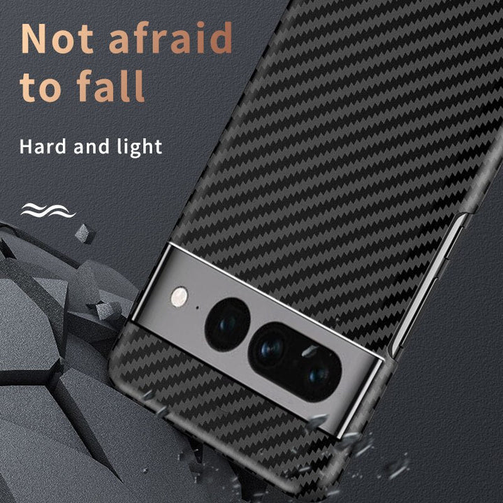 Kolfiber-telefonfodral för Google Pixel 7 8