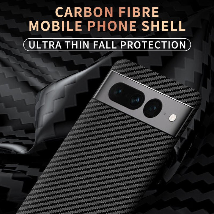 Kolfiber-telefonfodral för Google Pixel 7 8