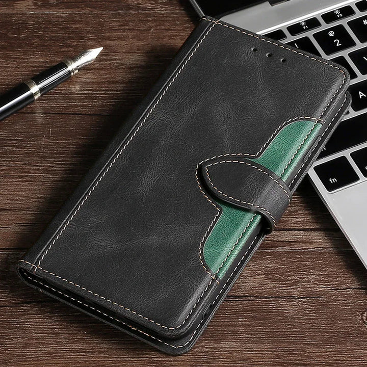 Karnz | Plånbok Magnetisk Flip-Läderfodral för iPhone