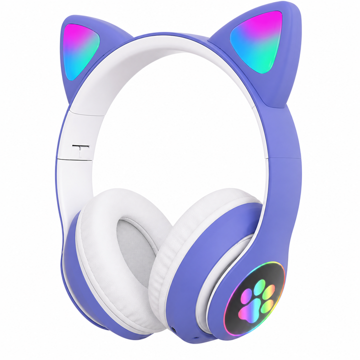 Gaming-headset med katöra LED-belysning USB 3,5mm | Karnz