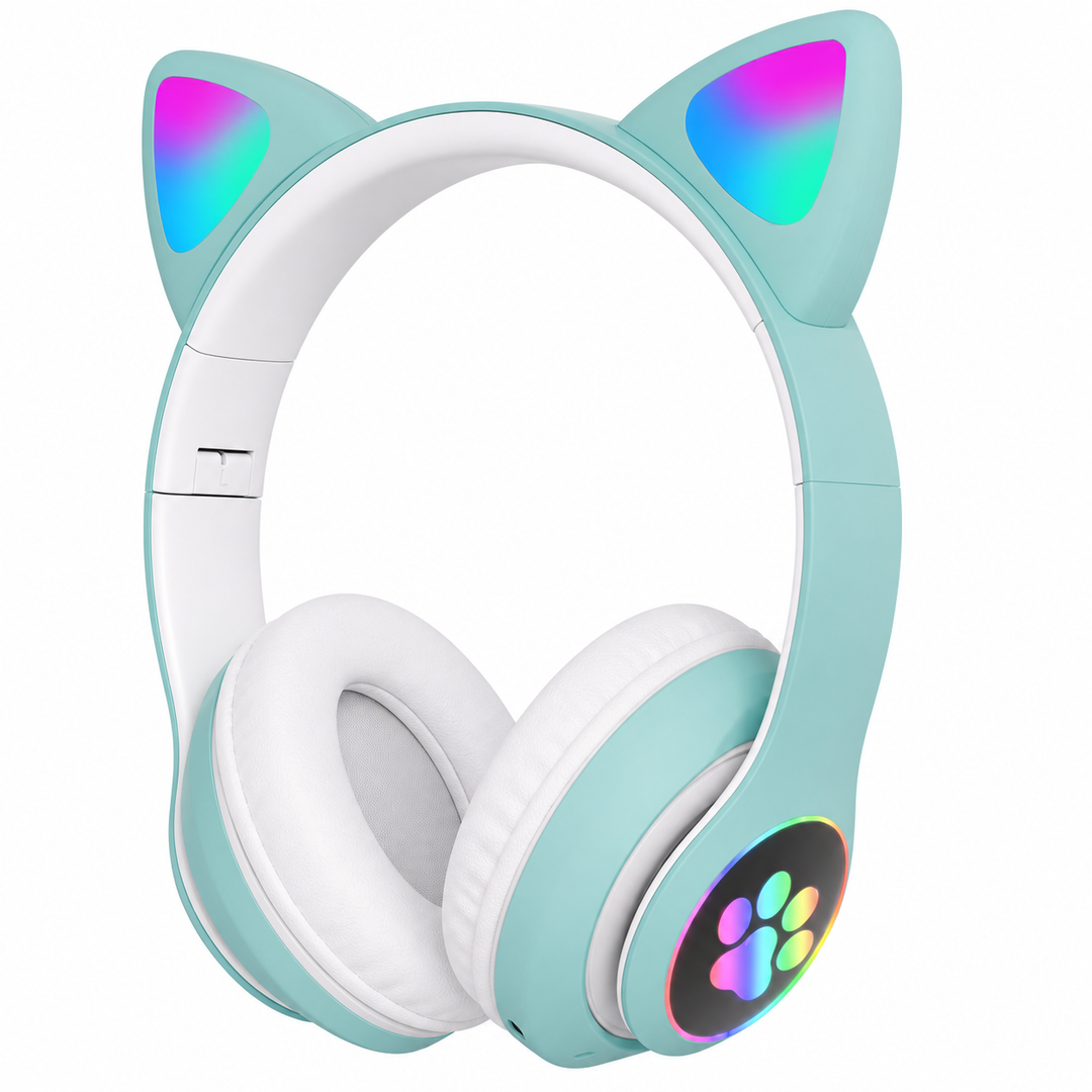 Gaming-headset med katöra LED-belysning USB 3,5mm | Karnz