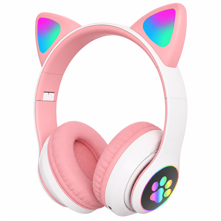 Gaming-headset med katöra LED-belysning USB 3,5mm | Karnz