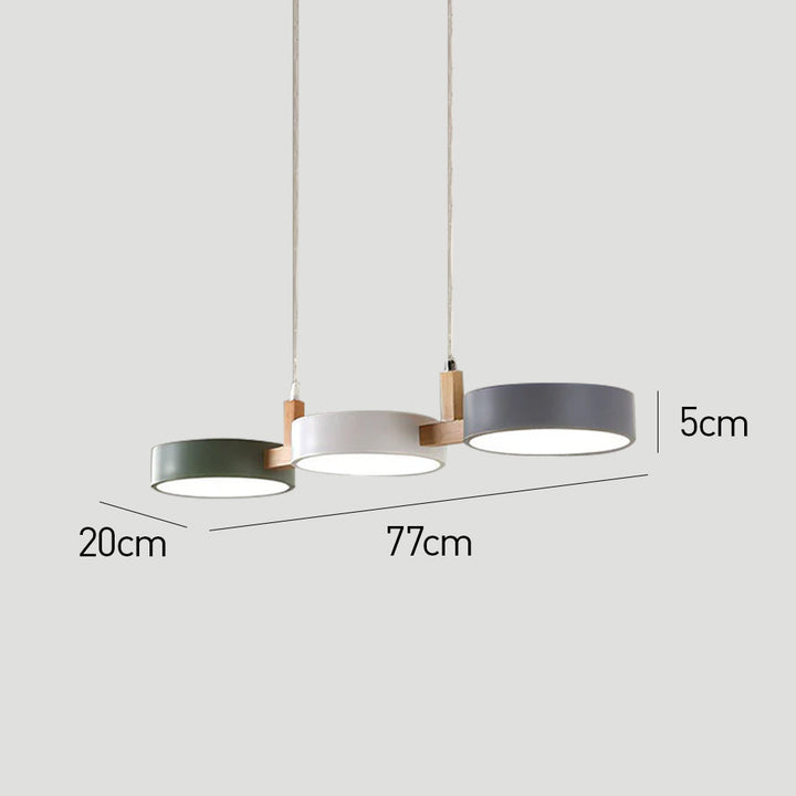 Nordisk Multi-Light Cylinder Pendellampa för Matplatsen | Karnz