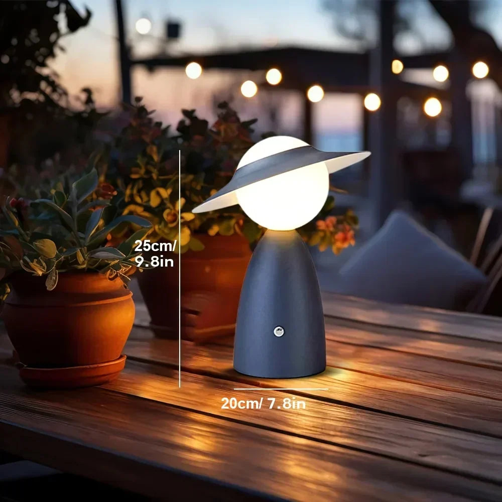 TouchGlow™ – Trådlös LED-bordslampa med laddningsfunktion