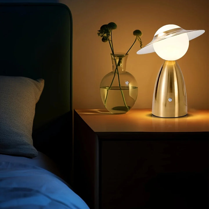 TouchGlow™ – Trådlös LED-bordslampa med laddningsfunktion