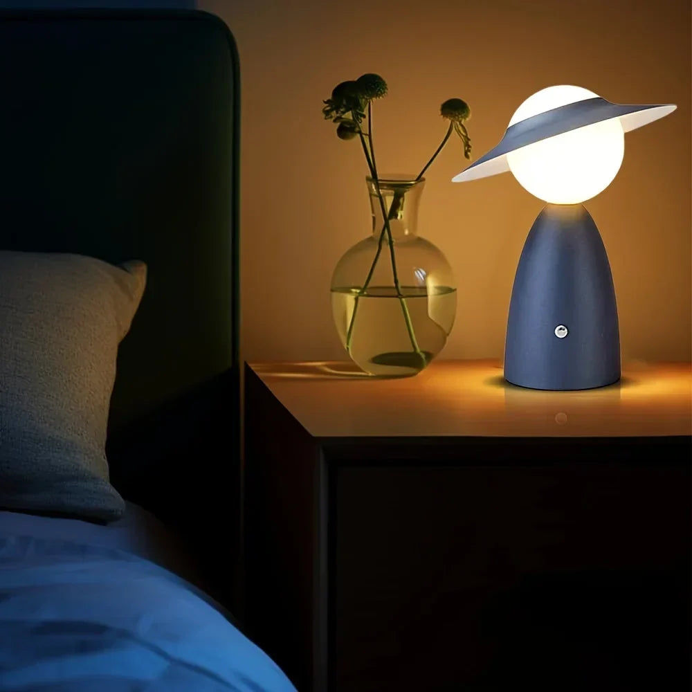 TouchGlow™ – Trådlös LED-bordslampa med laddningsfunktion
