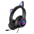 Gaming-headset med katöra LED-belysning USB 3,5mm | Karnz