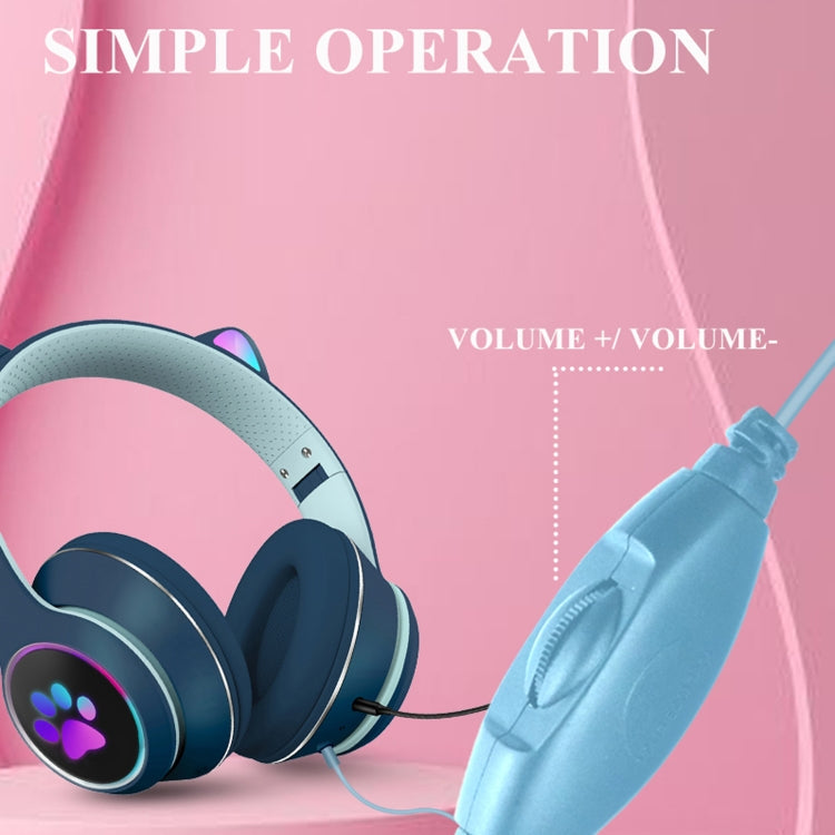 Gaming-headset med katöra LED-belysning USB 3,5mm | Karnz