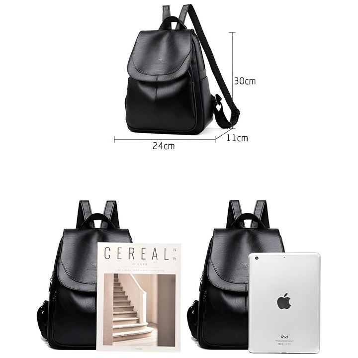 Damskinn Rucksack – Elegant och Praktisk | Perfekt för vardagen och kontoret | Karnz
