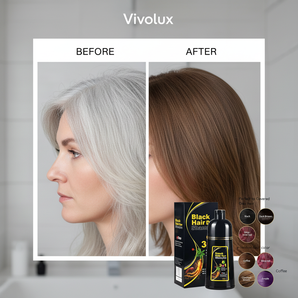 Karnz | Svart Hårfärg Schampo | 3-i-1 Ayurveda-Formel: Färga, Vårda &amp; Rengöra | Naturlig Gråhårstäckning på 5 minuter | Ammoniakfri &amp; Skonsam