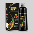 Karnz | Svart Hårfärg Schampo | 3-i-1 Ayurveda-Formel: Färga, Vårda & Rengöra | Naturlig Gråhårstäckning på 5 minuter | Ammoniakfri & Skonsam