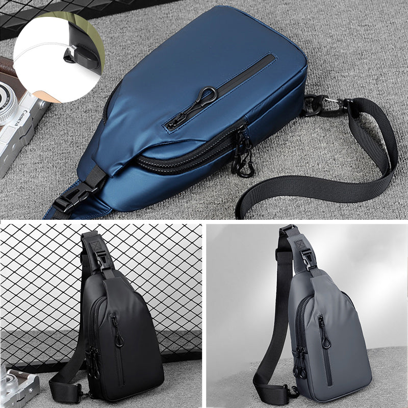 UrbanShield Vattentät Axeltasche med Stöldskyddsdesign | Karnz