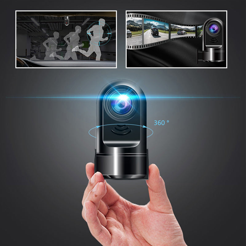 1080P HD Mini ADAS Dashcam med 360° vridfunktion