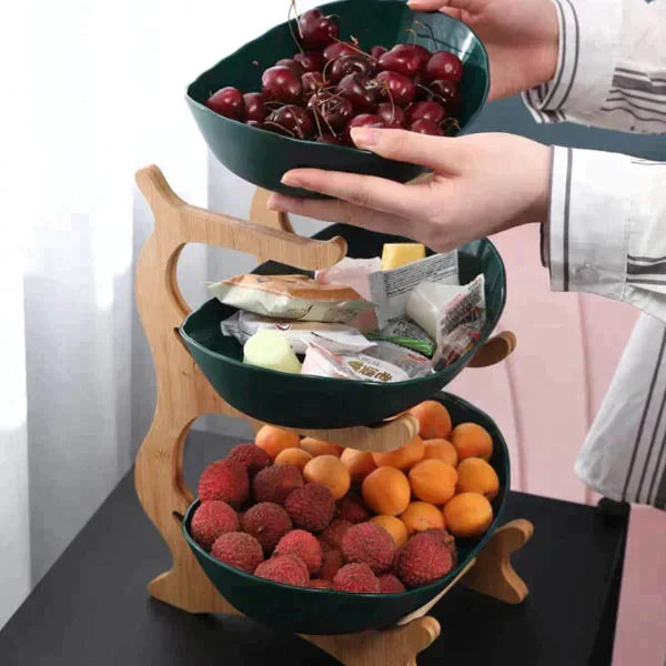 FruitStack | Kreativ fruktskål med 3 nivåer