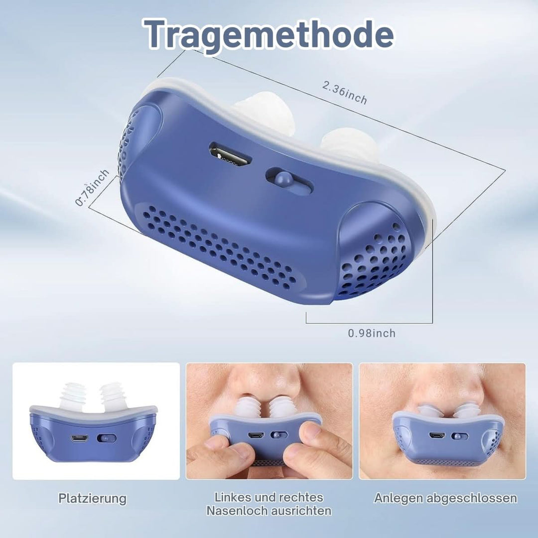Kompakt CPAP-enhet mot snarkning och sömnapné