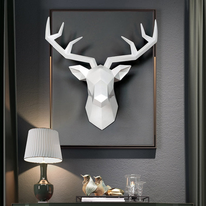3D-Hjortfigur i modern design och unik form