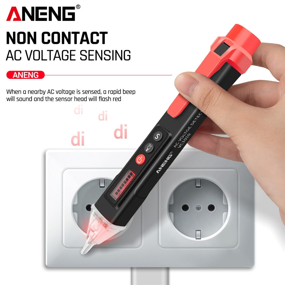 Digital AC DC Spänningsdetektorer Testare Penna
